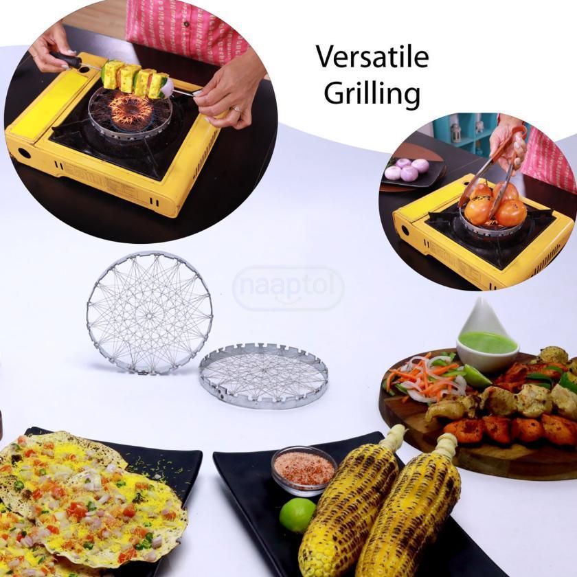 Stainless Steel Mini Tandoor Grill Jali  (Pack of 2)
